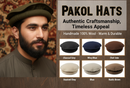 Handmade Chitrali Cap Afghani Pakol Hat