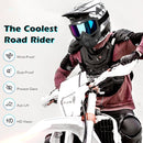 Off-Road Motorcycle Riding Goggle Mask with Detachable Face Shield & UV Protective Lens